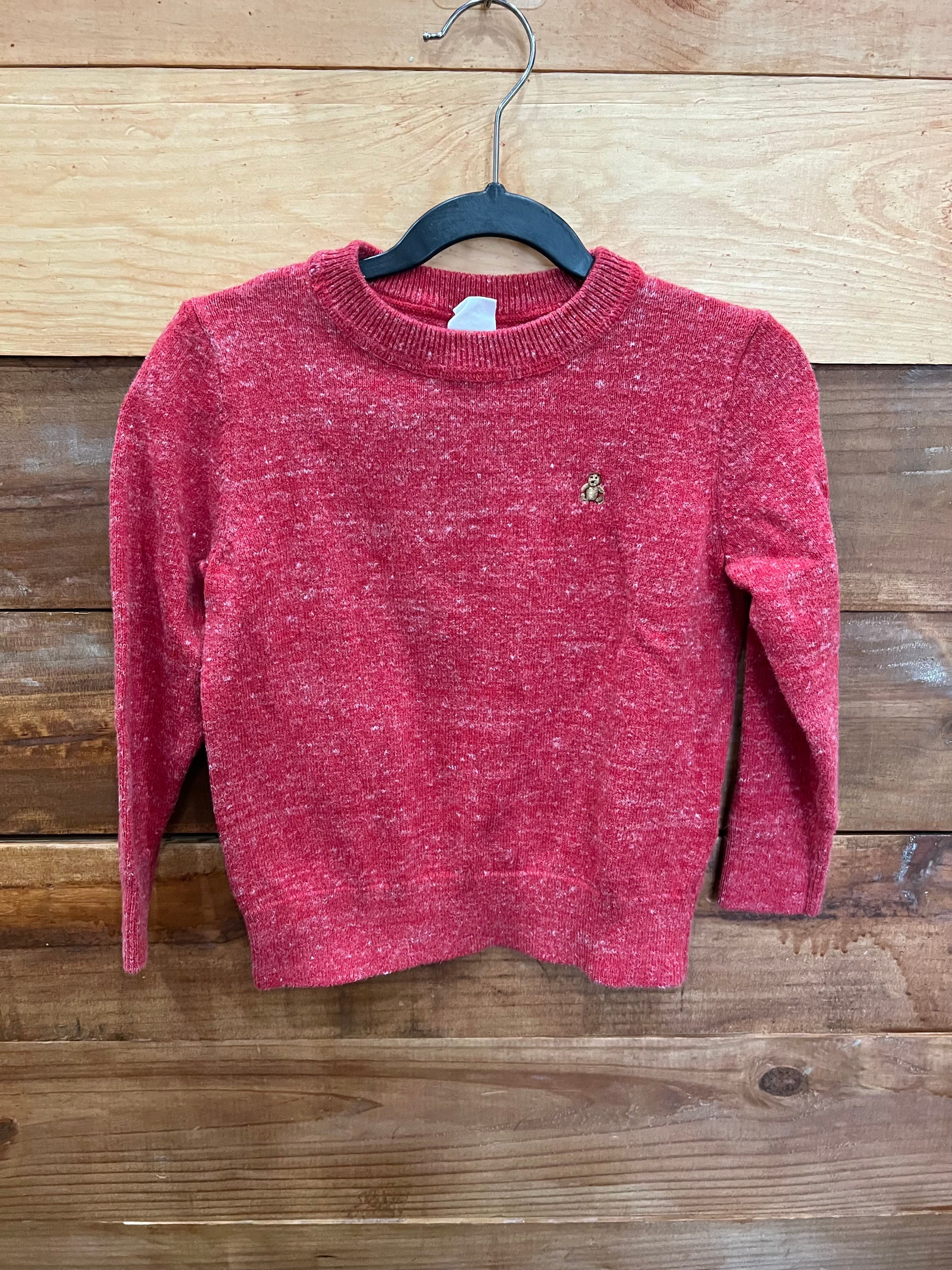 Sicily Sweater Red Sweater Red Pullover Bubble Sweater Sweater With Dots  Merino Wool Sweater Winter Sweater Polka Dots Sweater 