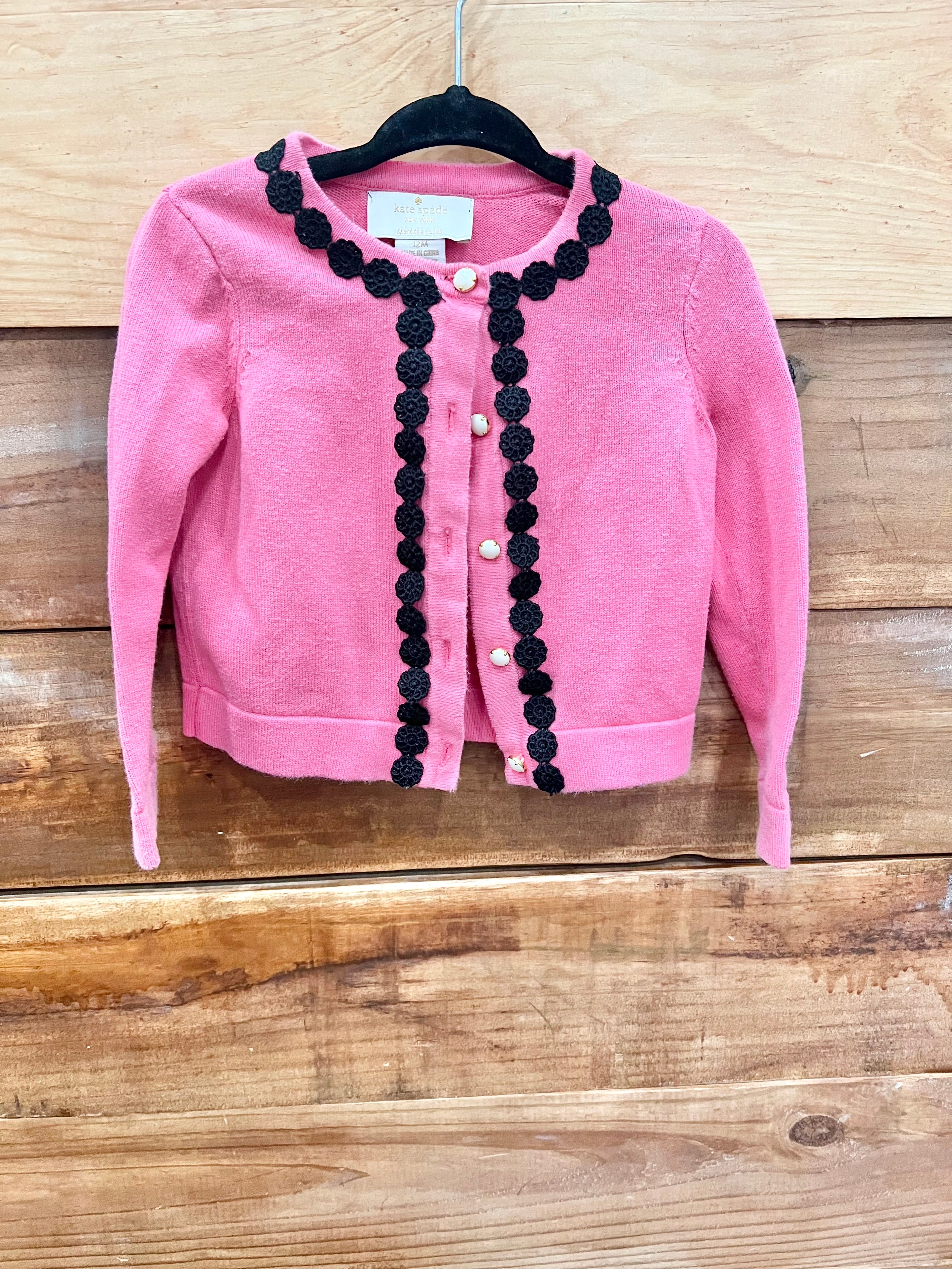 Kate Spade Pink Sweater Size 12m