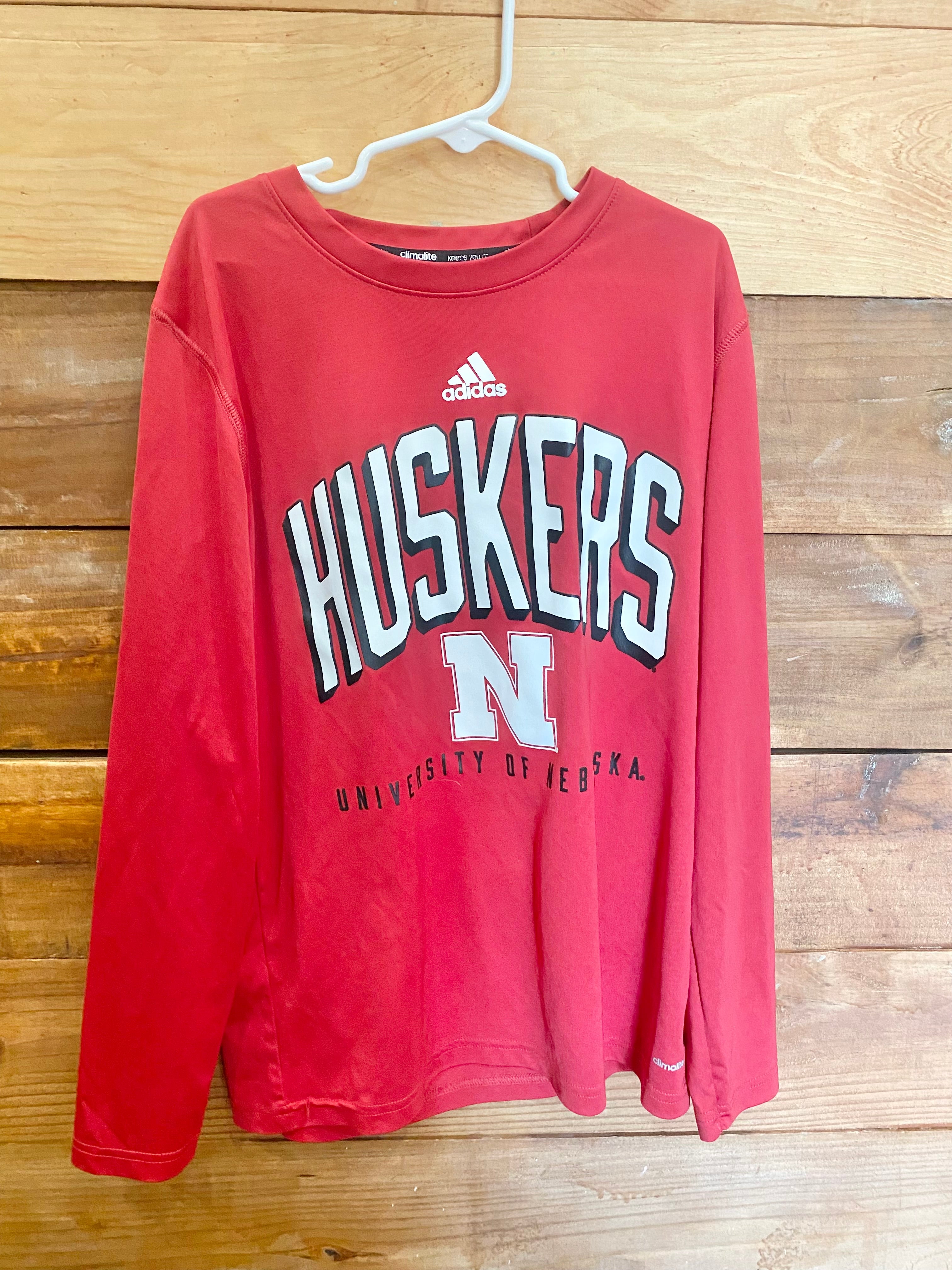 Adidas Huskers Shirt Size 10-12 – Three Little Peas Children's