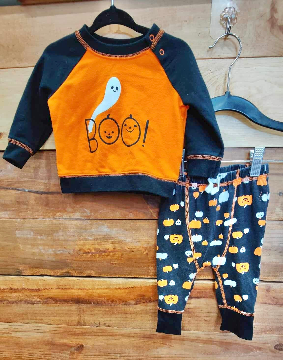 Cat & Jack Pumpkin 2pc Outfit Size 3-6m – Three Little Peas Children's  Resale & Upscale Boutique