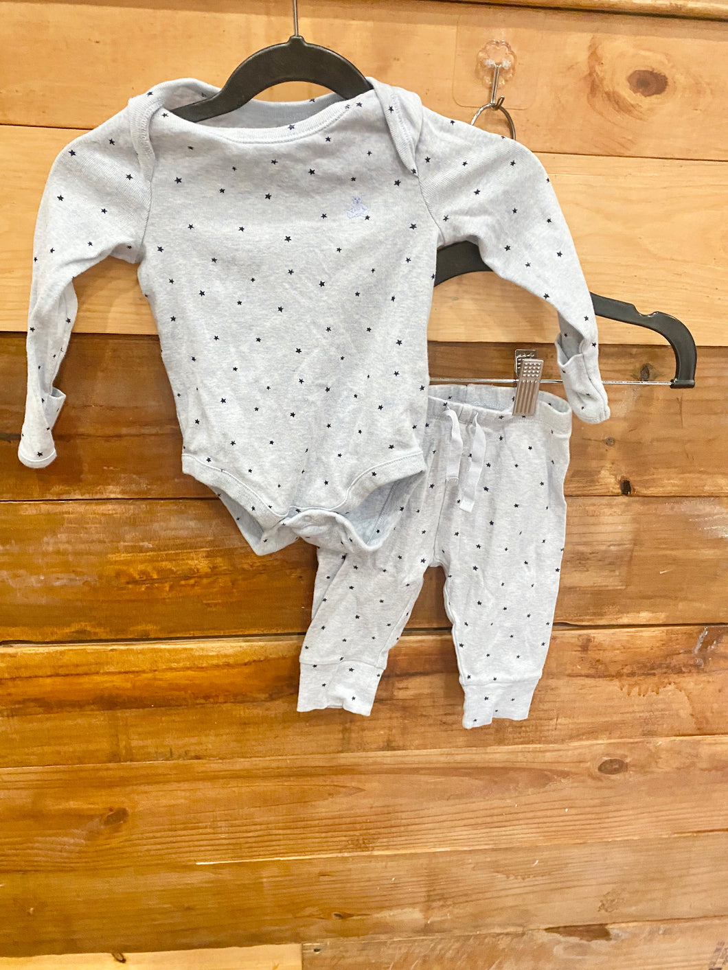 Gap Blue Stars 2pc Outfit Size 3-6m