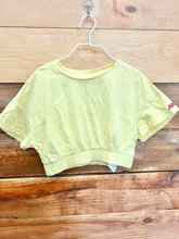 Load image into Gallery viewer, Monnalisa Yellow Cropped Tee Size 7*
