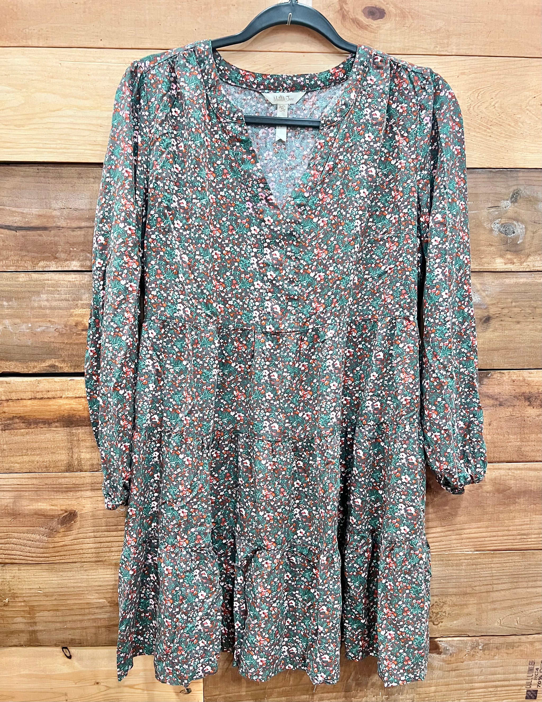 Matilda Jane Brown Floral Dress Size Medium – Three Little Peas Children's  Resale & Upscale Boutique