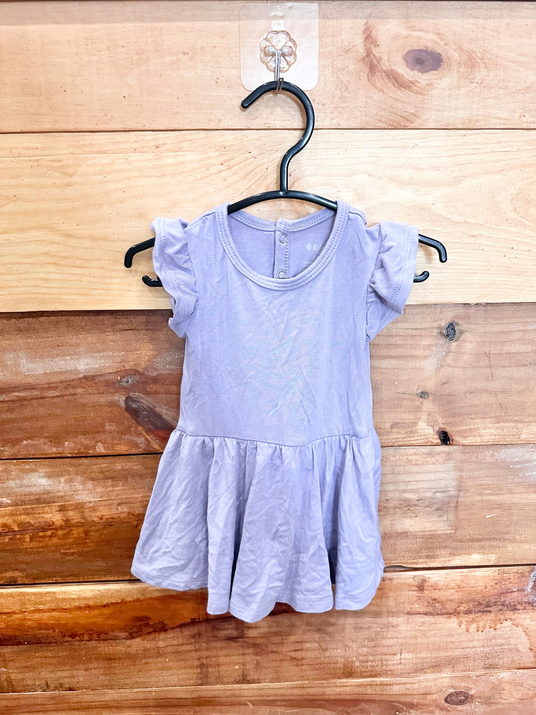 Kyte Baby Purple Bodysuit Dress Size 3-6m